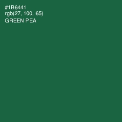 #1B6441 - Green Pea Color Image