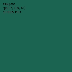 #1B6451 - Green Pea Color Image