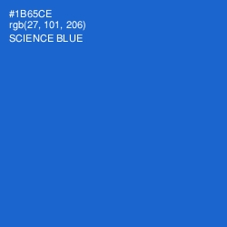 #1B65CE - Science Blue Color Image