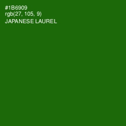 #1B6909 - Japanese Laurel Color Image