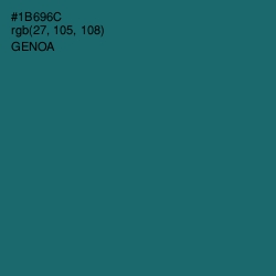 #1B696C - Genoa Color Image