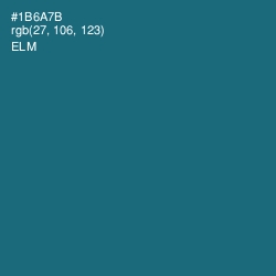 #1B6A7B - Elm Color Image