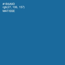 #1B6A9D - Matisse Color Image
