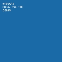 #1B6AA8 - Denim Color Image