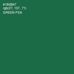 #1B6B47 - Green Pea Color Image