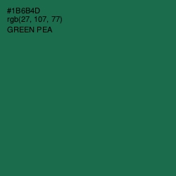 #1B6B4D - Green Pea Color Image