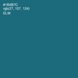 #1B6B7C - Elm Color Image