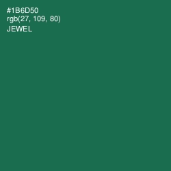 #1B6D50 - Jewel Color Image