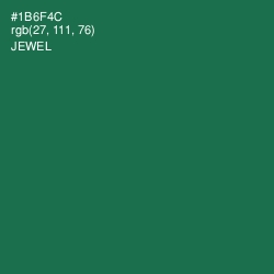 #1B6F4C - Jewel Color Image