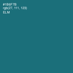 #1B6F7B - Elm Color Image