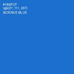 #1B6FCF - Science Blue Color Image