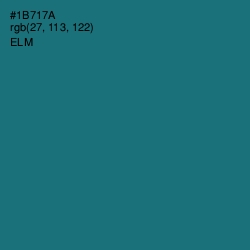 #1B717A - Elm Color Image