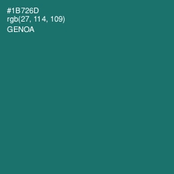 #1B726D - Genoa Color Image