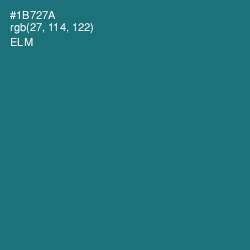 #1B727A - Elm Color Image