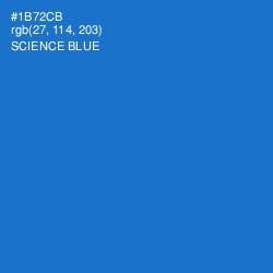 #1B72CB - Science Blue Color Image