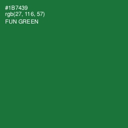 #1B7439 - Fun Green Color Image