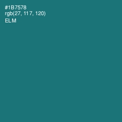 #1B7578 - Elm Color Image