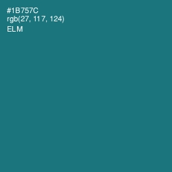 #1B757C - Elm Color Image