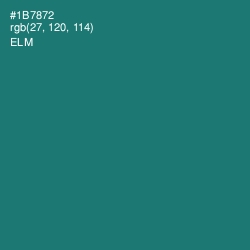 #1B7872 - Elm Color Image