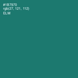 #1B7970 - Elm Color Image