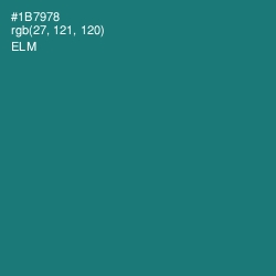 #1B7978 - Elm Color Image