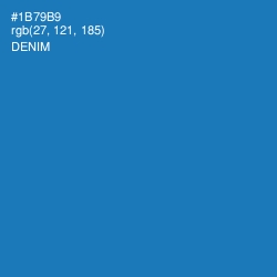 #1B79B9 - Denim Color Image