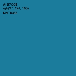 #1B7C9B - Matisse Color Image