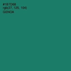 #1B7D68 - Genoa Color Image