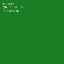 #1B7E25 - Fun Green Color Image