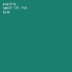 #1B7F70 - Elm Color Image