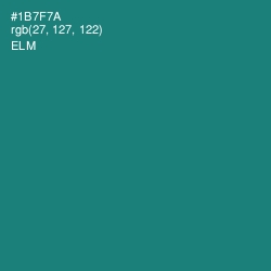 #1B7F7A - Elm Color Image