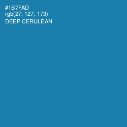 #1B7FAD - Deep Cerulean Color Image