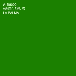 #1B8000 - La Palma Color Image