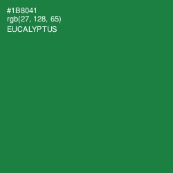 #1B8041 - Eucalyptus Color Image