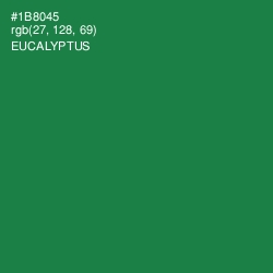 #1B8045 - Eucalyptus Color Image