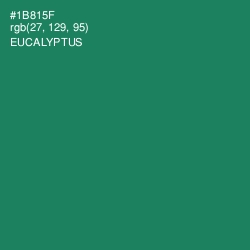 #1B815F - Eucalyptus Color Image