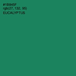 #1B845F - Eucalyptus Color Image