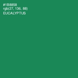 #1B8858 - Eucalyptus Color Image