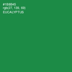 #1B8B45 - Eucalyptus Color Image