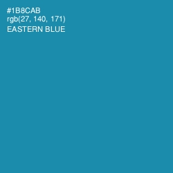 #1B8CAB - Eastern Blue Color Image