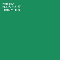 #1B8E5D - Eucalyptus Color Image