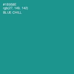 #1B958E - Blue Chill Color Image