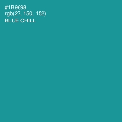 #1B9698 - Blue Chill Color Image