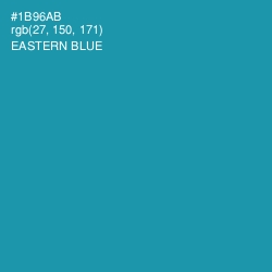 #1B96AB - Eastern Blue Color Image