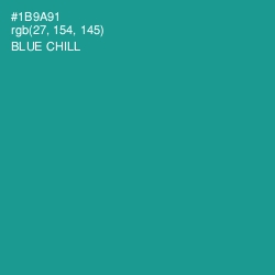 #1B9A91 - Blue Chill Color Image