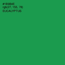 #1B9B4E - Eucalyptus Color Image