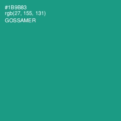 #1B9B83 - Gossamer Color Image