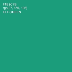 #1B9C7B - Elf Green Color Image