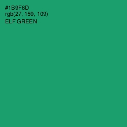 #1B9F6D - Elf Green Color Image