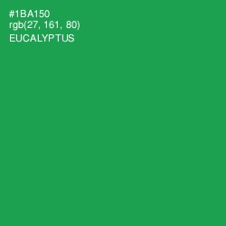 #1BA150 - Eucalyptus Color Image